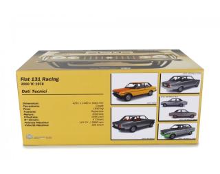 Fiat 131 Racing 2000 TC 1978 Arancione Laudoracing 1:18 Resinemodell (Türen, Motorhaube... nicht zu öffnen!)
